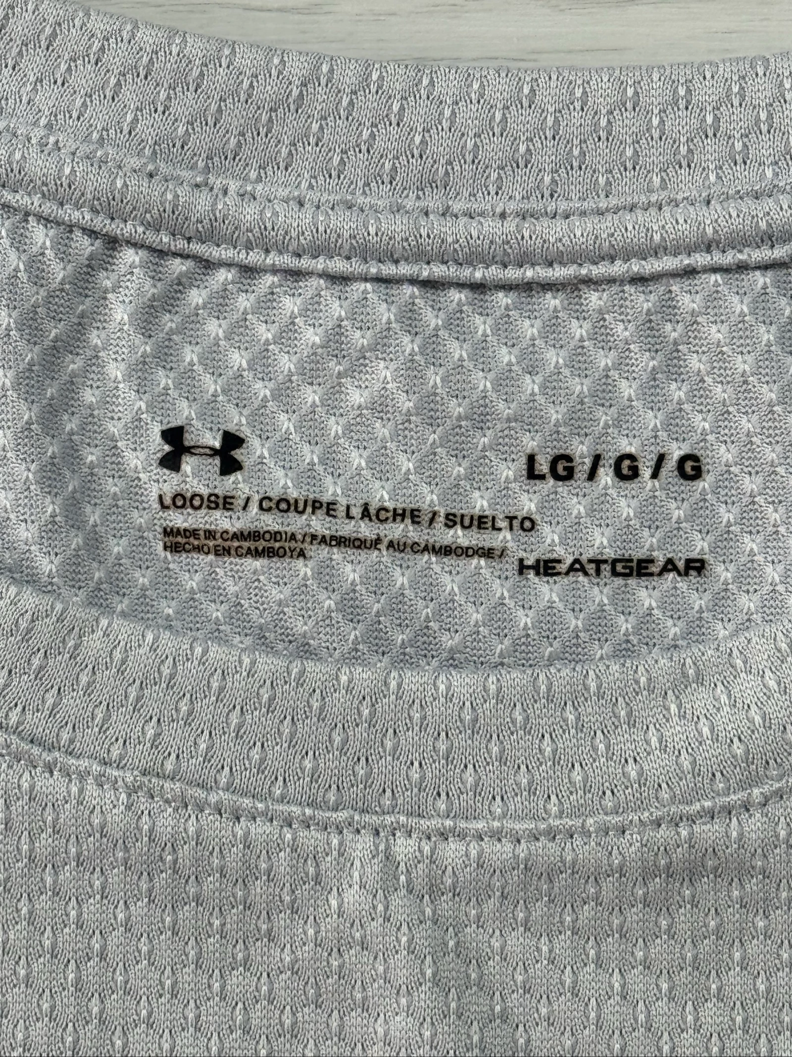 Under Armour T-shirt femme en maille HeatGear Tech Novelty Gris L – photo 6